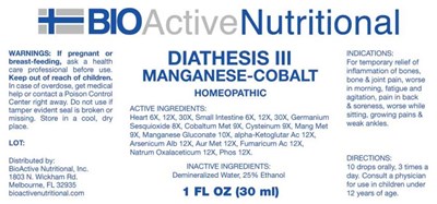 Diathesis Iii (Bani0140 Diathesis Iii 10 17 17)